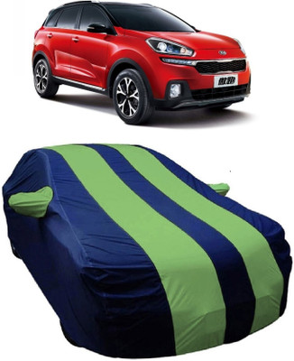 MoTRoX Car Cover For Mahindra KUV100 (With Mirror Pockets)(Blue, Green)