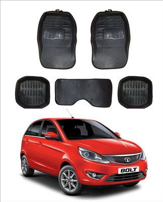 Trigcars PVC 3D Mat For  Tata Bolt(Black)
