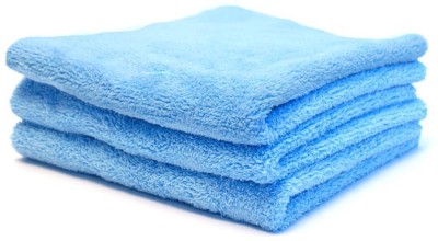 Sheen Blue,30X40CM,250GSM,PK3 Wet and Dry Microfiber Cleaning Cloth(3 Units)