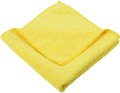 Sheen Yellow,40X40CM,350GSM,PK1 Wet and Dry Microfiber Cleaning Cloth