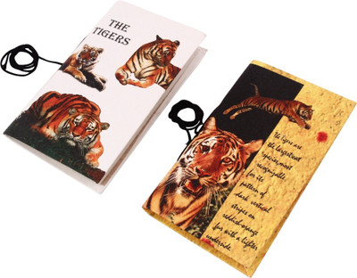 Handicrafts Paradise Rajasthani Handmade Notebook Regular Notebook Unruled 100 Pages(Yellow)