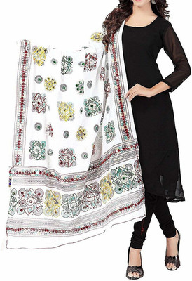 Manaswini Creations Cotton Blend Printed Women Dupatta