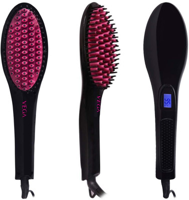 Vega X-Glam VHSB-01 40W Straightening Brush (Black/Pink)