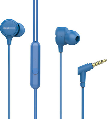 boAt Bassheads 103 Blue Wired Headset(Blue, Wired in the ear)