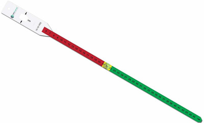 IS IndoSurgicals MUAC Tape for Adult, Deluxe Quality, PVC, Reusable (Pack of 10 Pcs.) Measurement Tape(450 mm)