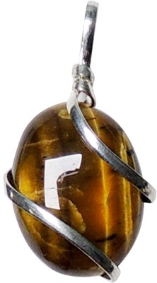 SATYAMANI Tiger Eye Wire Wrapped Energy Crystal Pendant Crystal Crystal Pendant