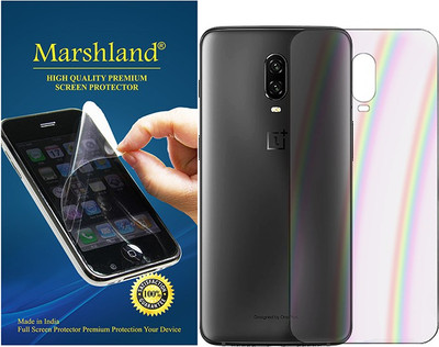 MARSHLAND Back Screen Guard for OnePlus 6T Rainbow(Pack of 1)
