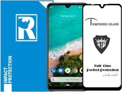 RR Design Edge To Edge Tempered Glass for Xiaomi Mi A3, Redmi A3(Pack of 1)