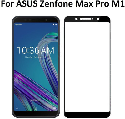 ISTAMBH Edge To Edge Tempered Glass for Asus Zenfone Max Pro M1(Pack of 1)