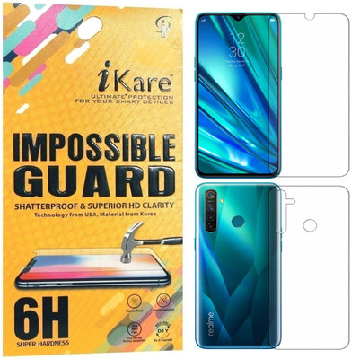 iKare Front and Back Screen Guard for Realme 5 Pro(Pack of 2)