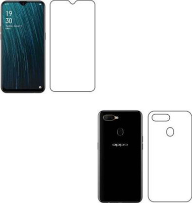 PR SMART Front and Back Tempered Glass for Oppo A5S(Pack of 2)