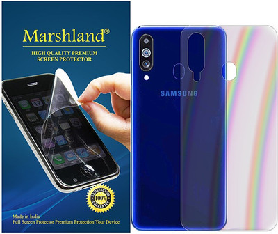 MARSHLAND Back Screen Guard for Samsung Galaxy M40, Rainbow Flexible Anti Scratch, Back Screen Protector(Pack of 1)