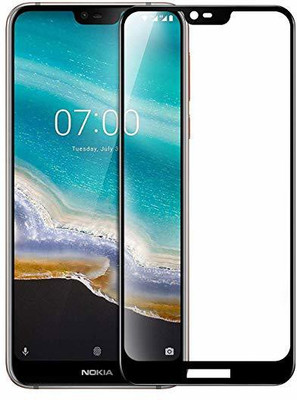 NaturalBuy Edge To Edge Tempered Glass for Nokia 7.1(Pack of 1)