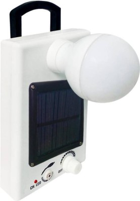 FIRSTLIKE LED Solar & Electric Rechargeable Emergency & Solar Light 6 hrs Lantern Emergency Light(White)