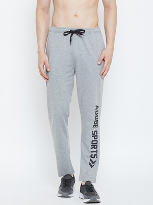 Adobe Graphic Print Men Grey Track Pants