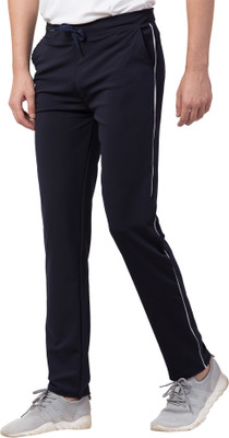 Bluecon Solid Men Dark Blue Track Pants