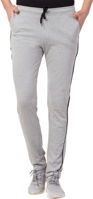 Bluecon Solid Men Grey Track Pants
