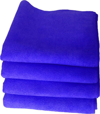 Shinecare Microfiber Vehicle Washing  Cloth(Pack Of 4, 280 GSM)