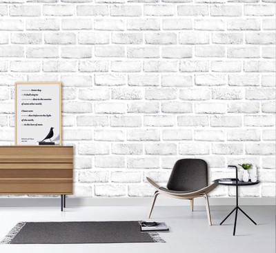 akadeco Paper, Vinyl Classics White Wallpaper(L x W: 330 cm x 45 cm)
