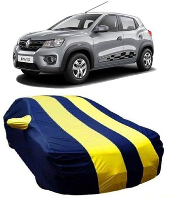 HDSERVICES Car Cover For Renault Kwid (With Mirror Pockets)(Yellow)