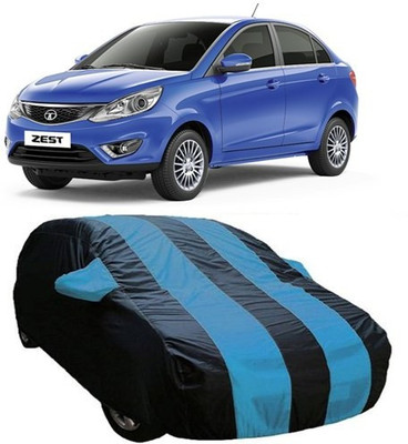 MSR STORE Car Cover For Tata Zest (With Mirror Pockets)(Blue)