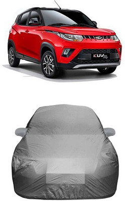 MSR STORE Car Cover For Mahindra KUV100 (With Mirror Pockets)(Grey)