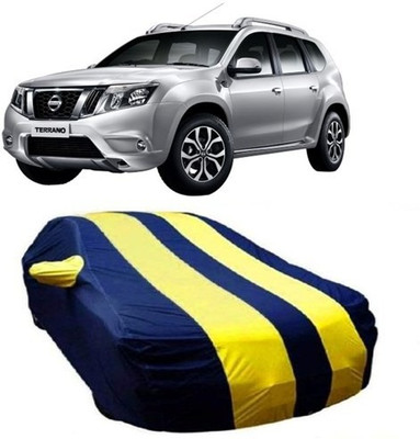 HDSERVICES Car Cover For Nissan Terrano (With Mirror Pockets)(Yellow)