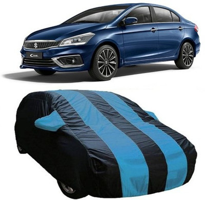 AAMANG Car Cover For Maruti Suzuki Ciaz (With Mirror Pockets)(Blue)