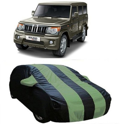 MSR STORE Car Cover For Mahindra Bolero (With Mirror Pockets)(Green)