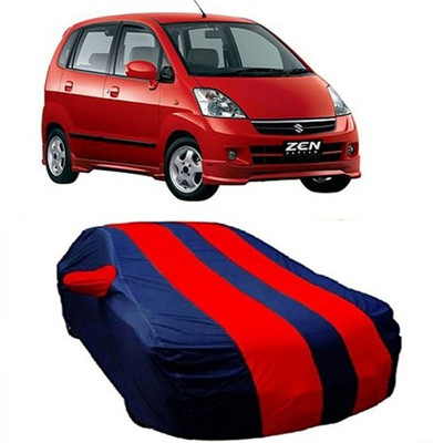 AASDEE Car Cover For Maruti Suzuki Zen Estilo (With Mirror Pockets)(Red)