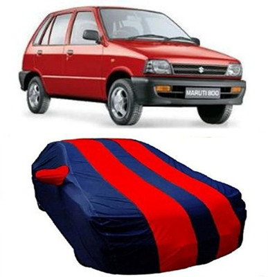 AASDEE Car Cover For Maruti Suzuki 800 (With Mirror Pockets)(Red)