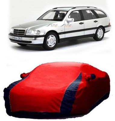 HDSERVICES Car Cover For Mercedes Benz C220 (With Mirror Pockets)(Red)