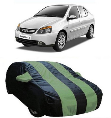 AASDEE Car Cover For Tata Indigo eCS (With Mirror Pockets)(Green)