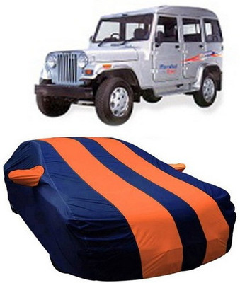 AASDEE Car Cover For Mahindra Marshal (With Mirror Pockets)(Orange)