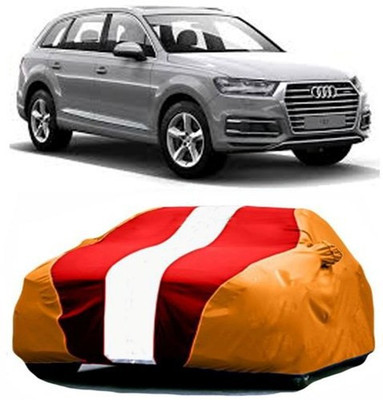 AAMANG Car Cover For Audi Q7 (With Mirror Pockets)(Red, Orange)