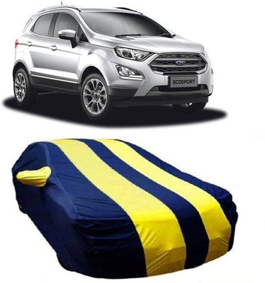 HDSERVICES Car Cover For Ford Ecosport (With Mirror Pockets)(Yellow)