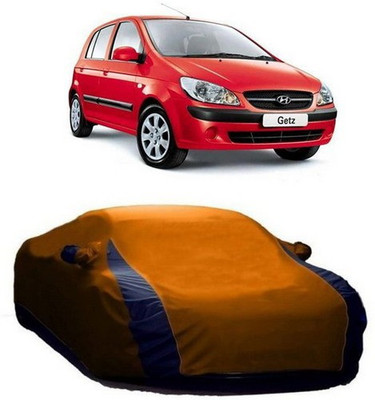 CLASS ONE Car Cover For Hyundai Getz Prime (With Mirror Pockets)(Orange)