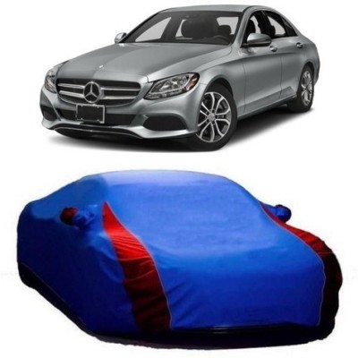 SnehaSales Car Cover For Mercedes Benz C-Class (With Mirror Pockets)(Blue)