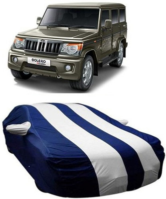 Kawach Car Cover For Mahindra Bolero (With Mirror Pockets)(White)