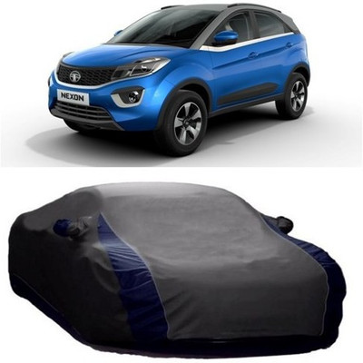 MSR STORE Car Cover For Tata Nexon (With Mirror Pockets)(Grey)