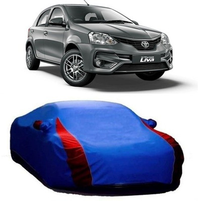 XGuard Car Cover For Toyota Etios Liva (With Mirror Pockets)(Blue)