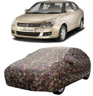 VIRMANG Car Cover For Maruti Suzuki Swift Dzire (With Mirror Pockets)(Multicolor)