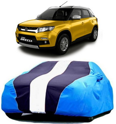 AASDEE Car Cover For Maruti Suzuki Vitara Brezza (With Mirror Pockets)(Blue)