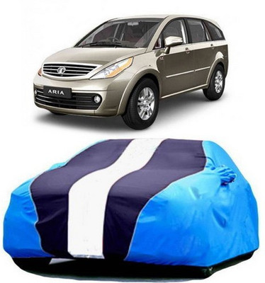 MSR STORE Car Cover For Tata Aria (With Mirror Pockets)(Blue)