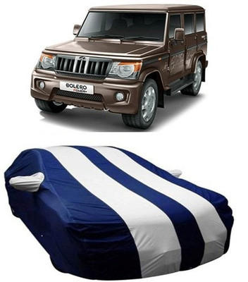 AASDEE Car Cover For Mahindra Bolero (With Mirror Pockets)(White)