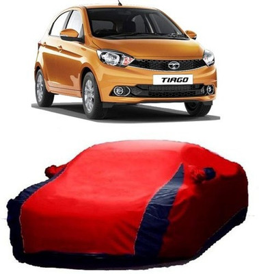AAMANG Car Cover For Tata Tiago (With Mirror Pockets)(Red)