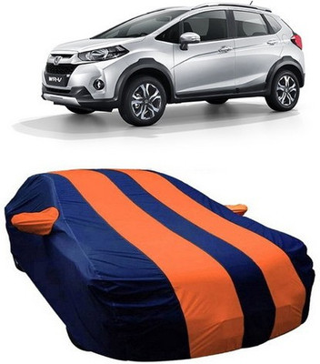 VIRMANG Car Cover For Honda WR-V (With Mirror Pockets)(Orange)