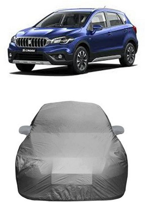 SnehaSales Car Cover For Maruti Suzuki S-Cross (With Mirror Pockets)(Grey)