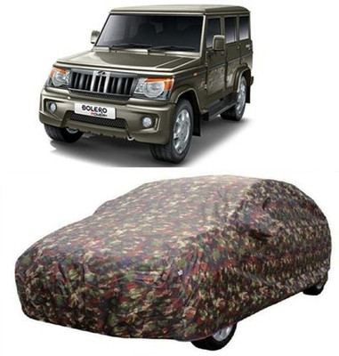 TheProtect Car Cover For Mahindra Bolero (With Mirror Pockets)(Multicolor)