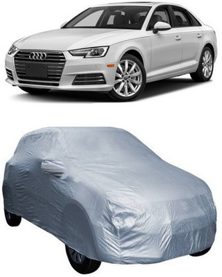 AAMANG Car Cover For Audi A4 (With Mirror Pockets)(Silver)
